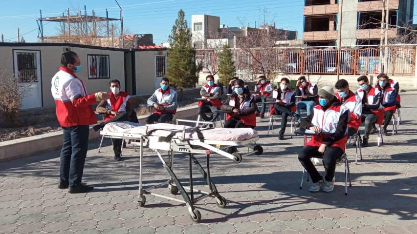 برگزاری دوره تخصصی جاده برای 20 نجاتگر هلال احمر در بیرجند